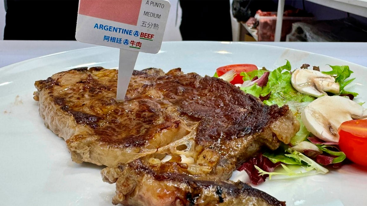 La carne argentina logró una gran demanda y buenos precios en una feria internacional de China