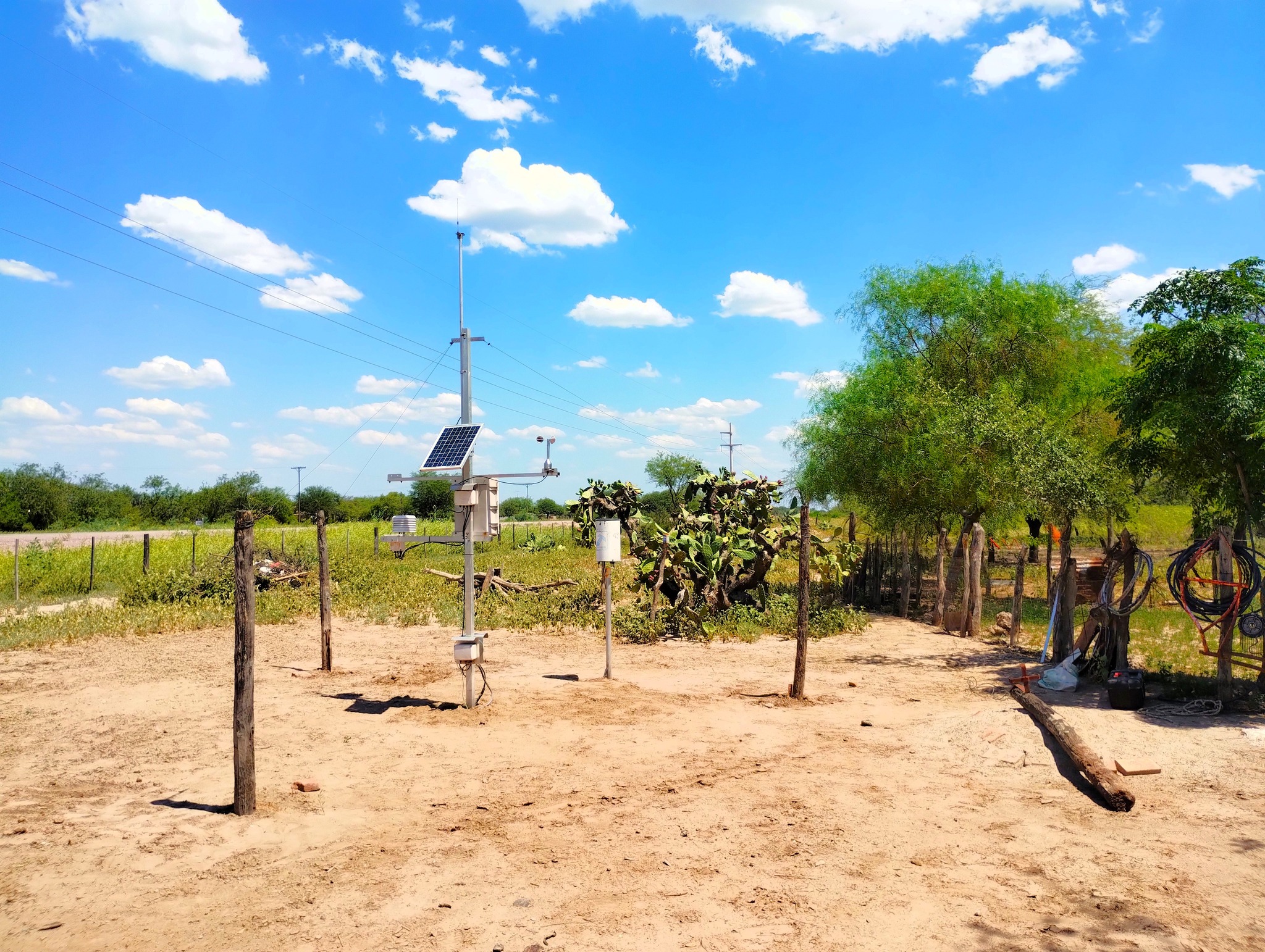 Tecnología al servicio de la agroproducción: INTA instaló una estación meteorológica automática en Vaca Huañuna