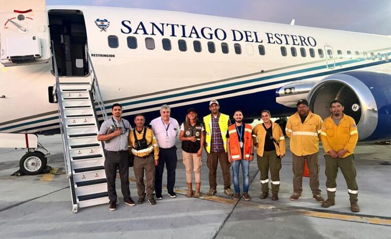 Autoridades de Neuquén destacaron que el Boeing 737 fue “determinante para extinguir el fuego”