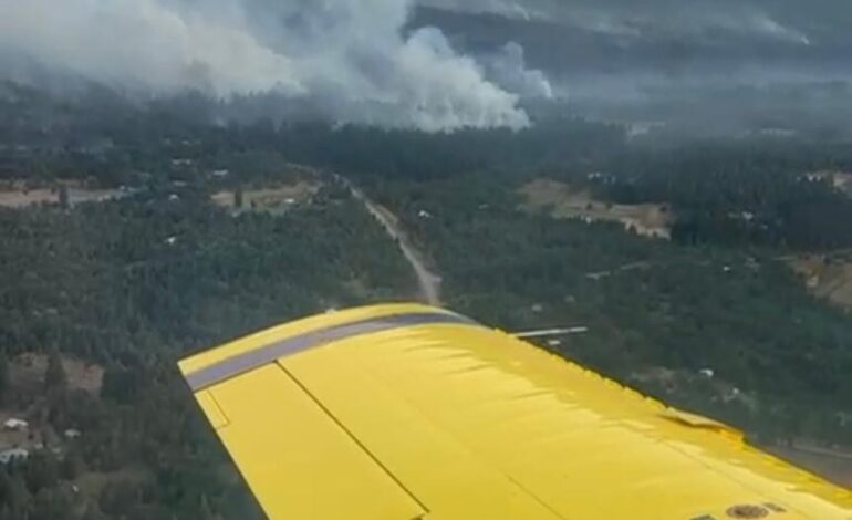 Weretilnek dijo que el avión hidrante de Santiago ya trabaja para combatir el fuego en El Bolsón