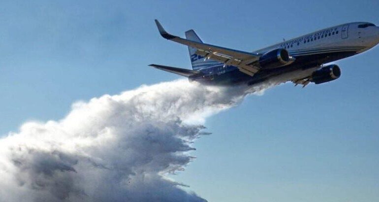 Por pedido del gobernador de Neuquén a Zamora, el avión hidrante regresó a la Patagonia