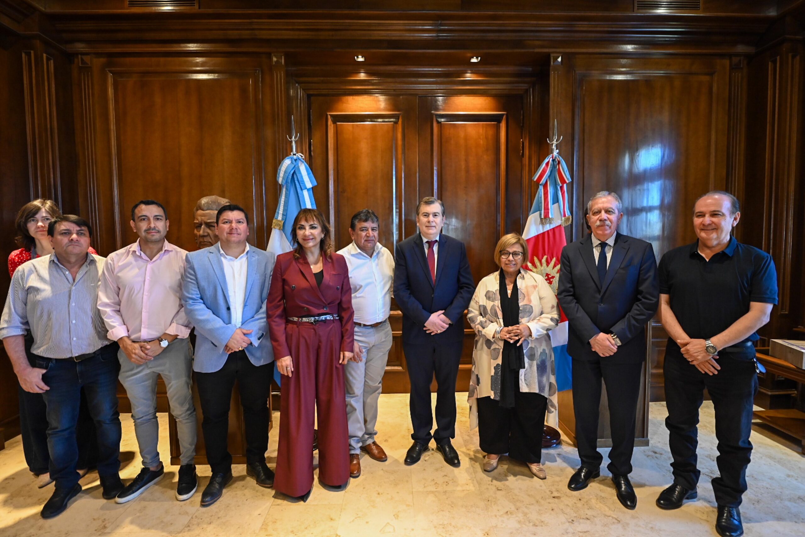 Zamora recibió a autoridades de Renatre y de Uatre