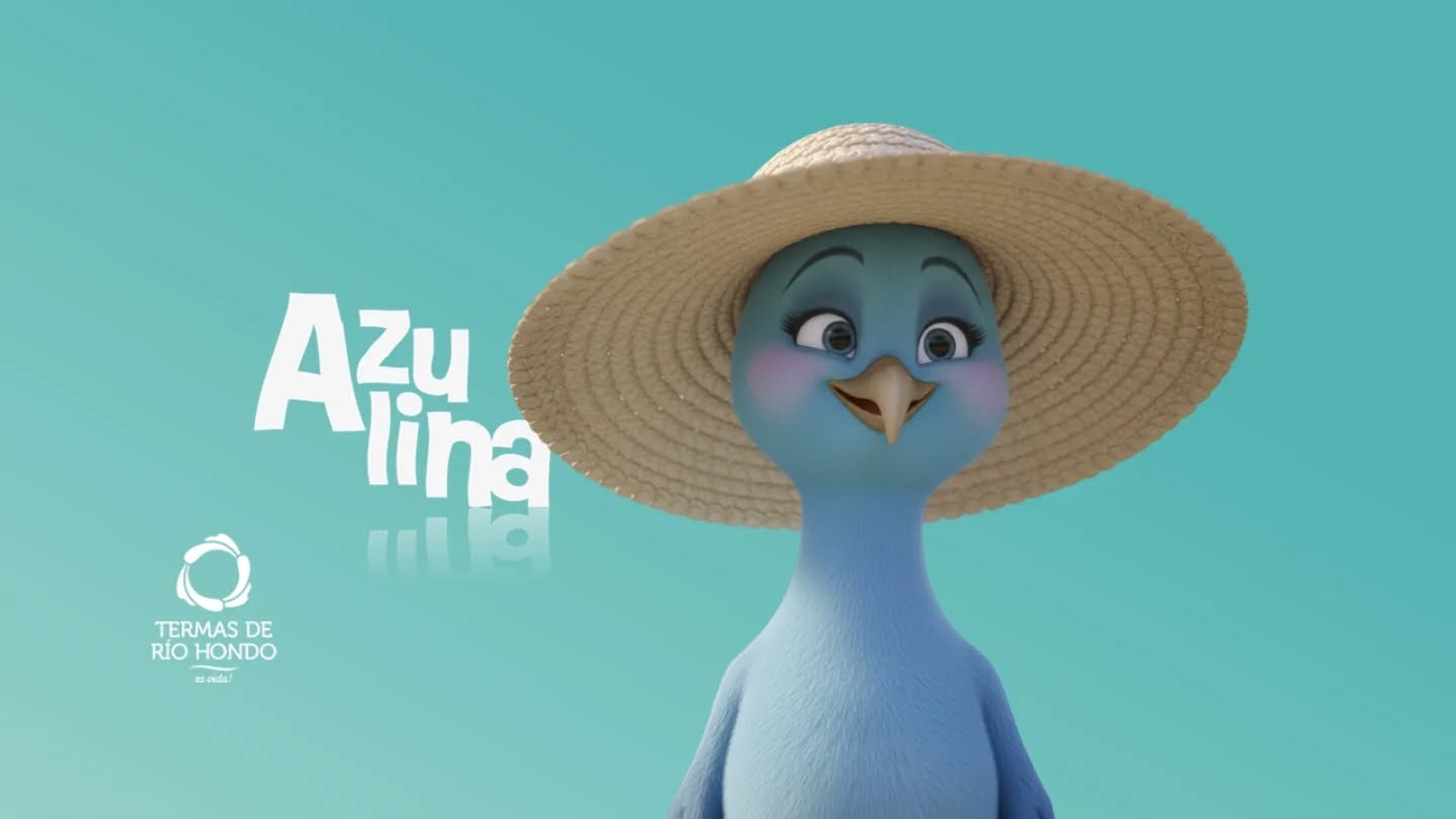 Azulina: la nueva embajadora turística de Termas de Río Hondo