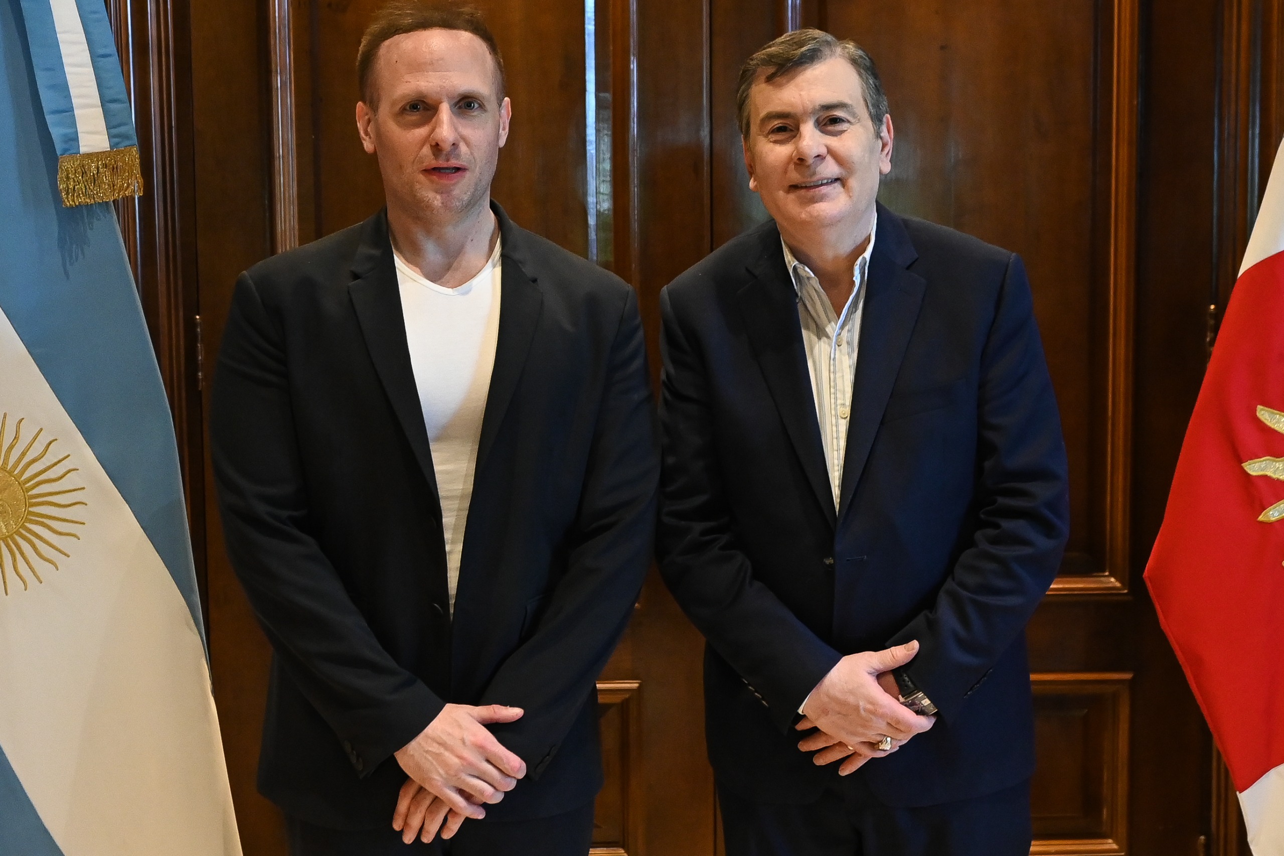 El gobernador Zamora recibió al especialista en Inteligencia Artificial Chris Meniw