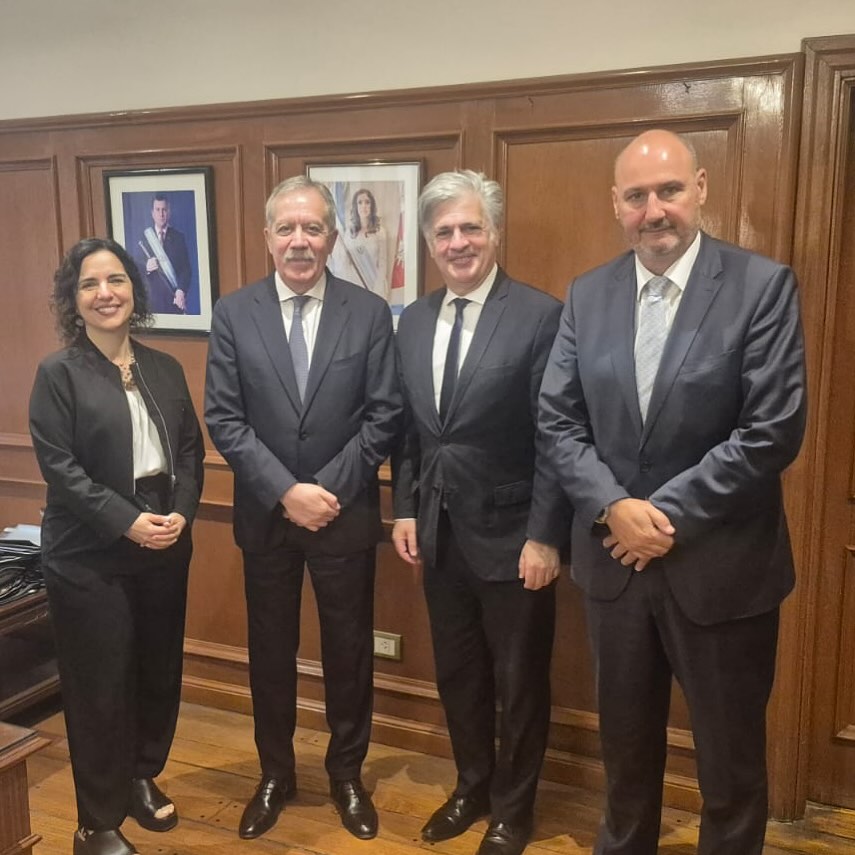 Elías Suárez se reunió con la coordinadora del Programa de Naciones Unidas