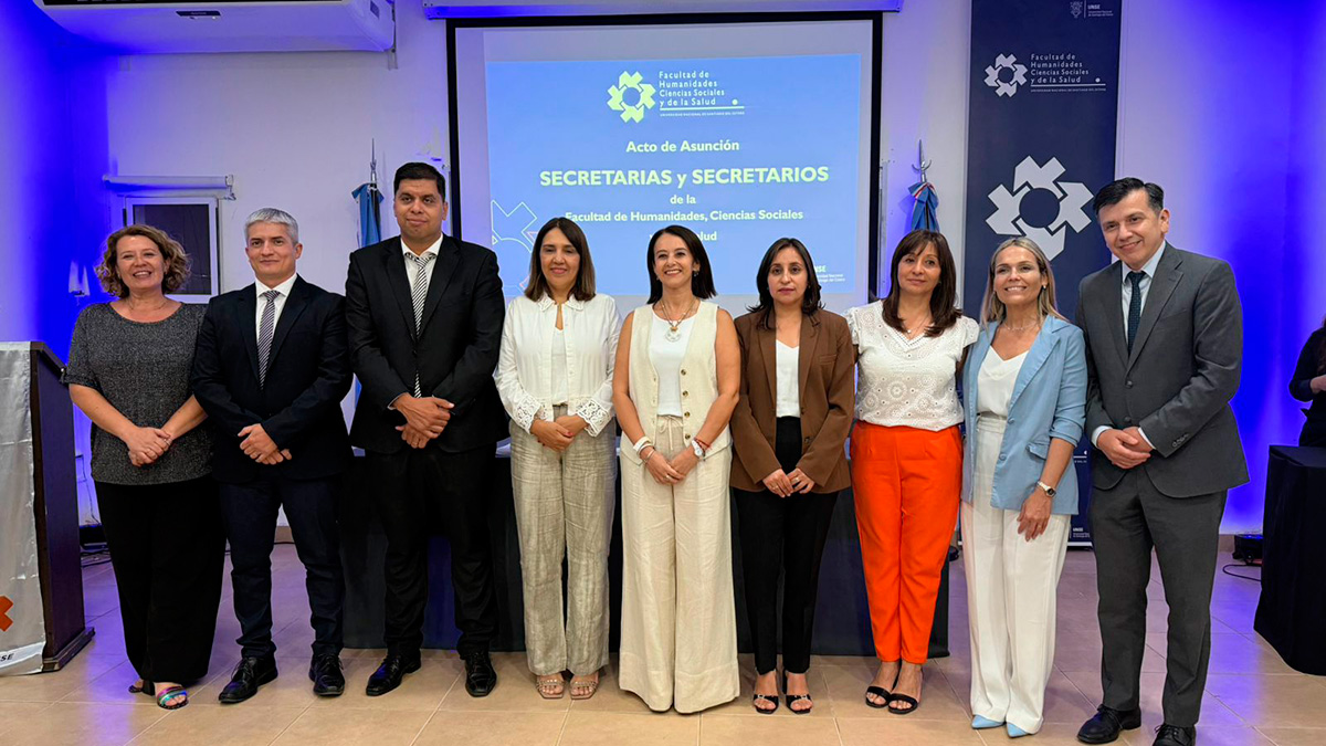 UNSE: asumió el nuevo Equipo de Gestión de la Facultad de Humanidades para el período 2025-2029