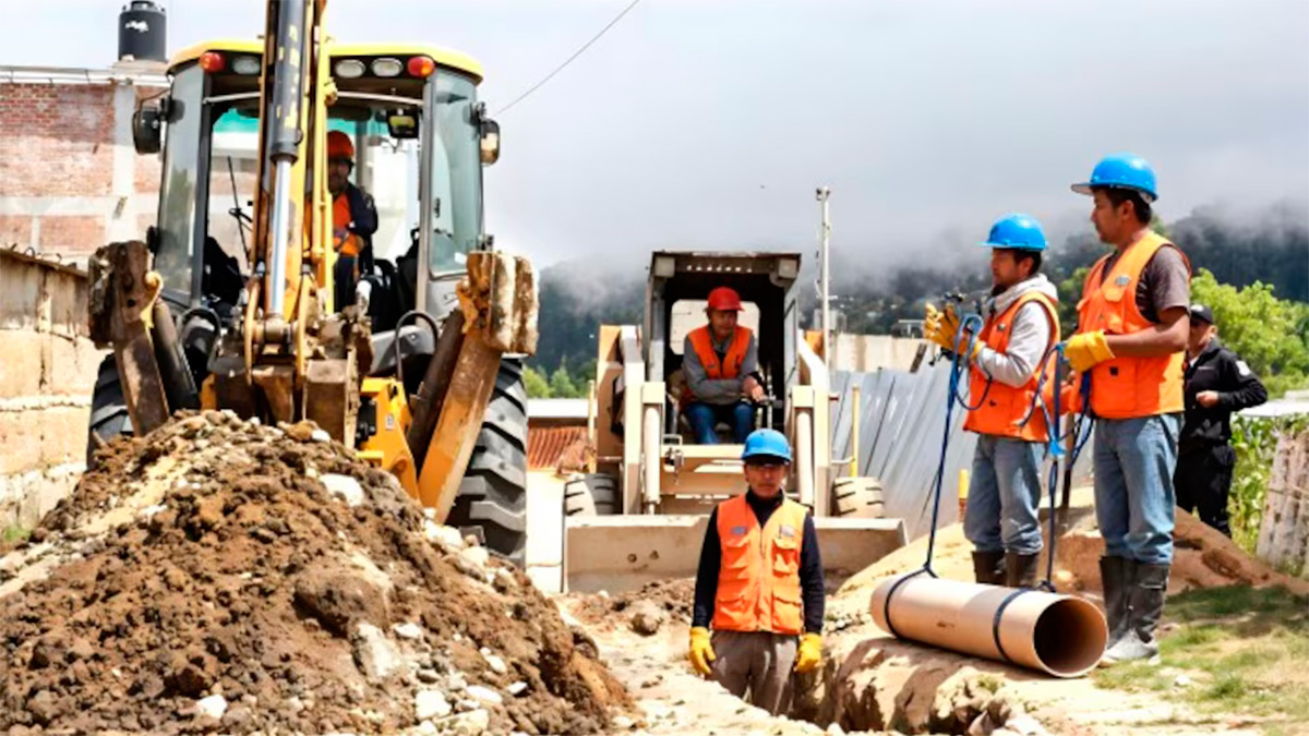 Sin obra pública, la construcción privada amortiguó la caída del sector