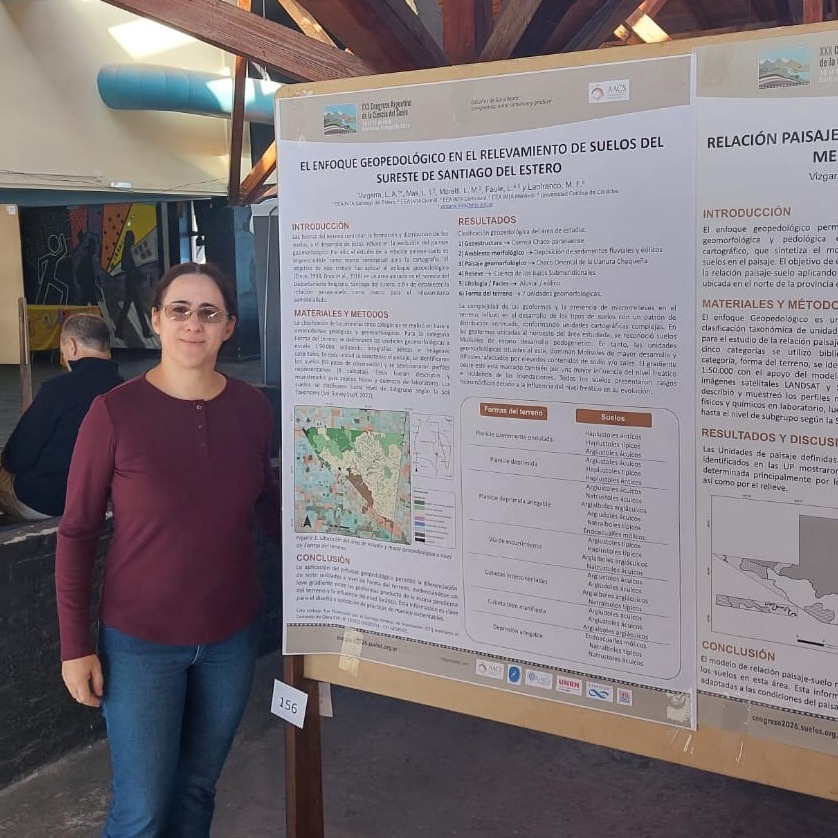 Investigadora santiagueña participó en el Congreso Argentino de la Ciencia del Suelo