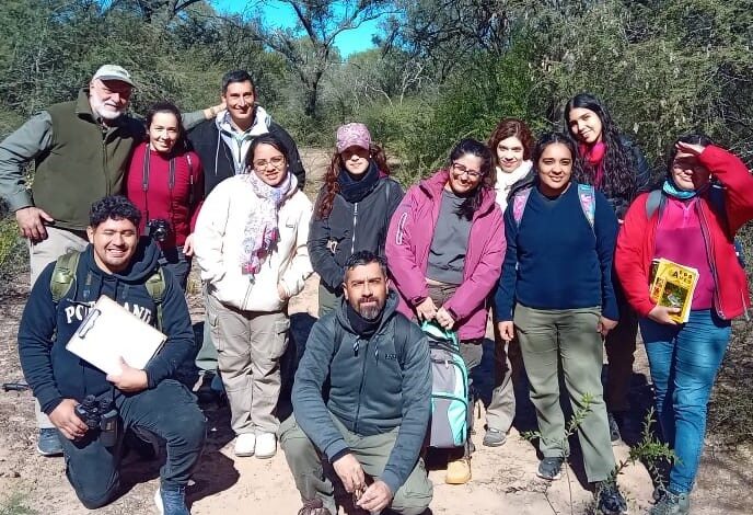 Estudiantes se interiorizan sobre la fauna del monte nativo
