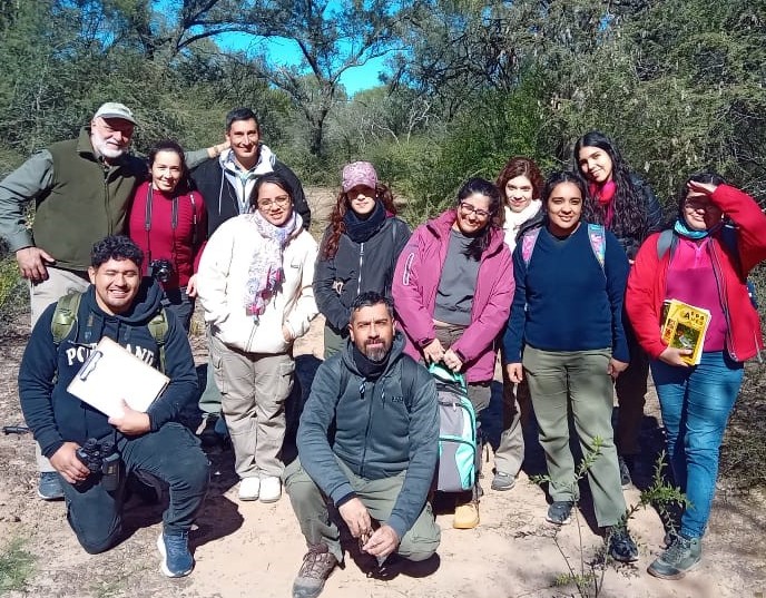 Estudiantes se interiorizan sobre la fauna del monte nativo