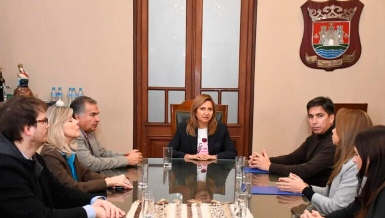 Fuentes y Benavente recibieron a la Cámara de Comercio para impulsar la actividad comercial