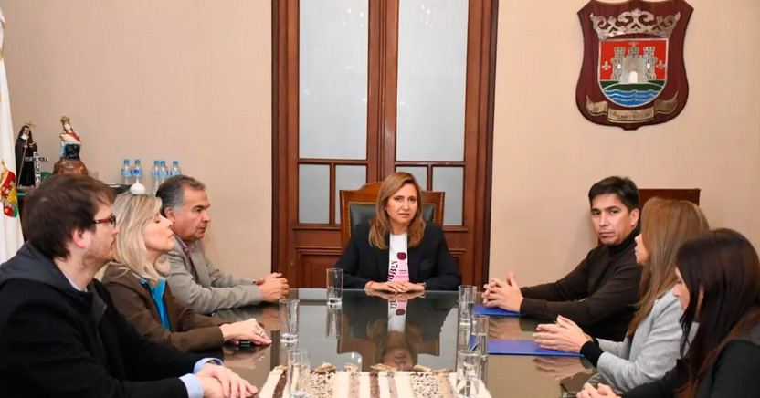Fuentes y Benavente recibieron a la Cámara de Comercio para impulsar la actividad comercial