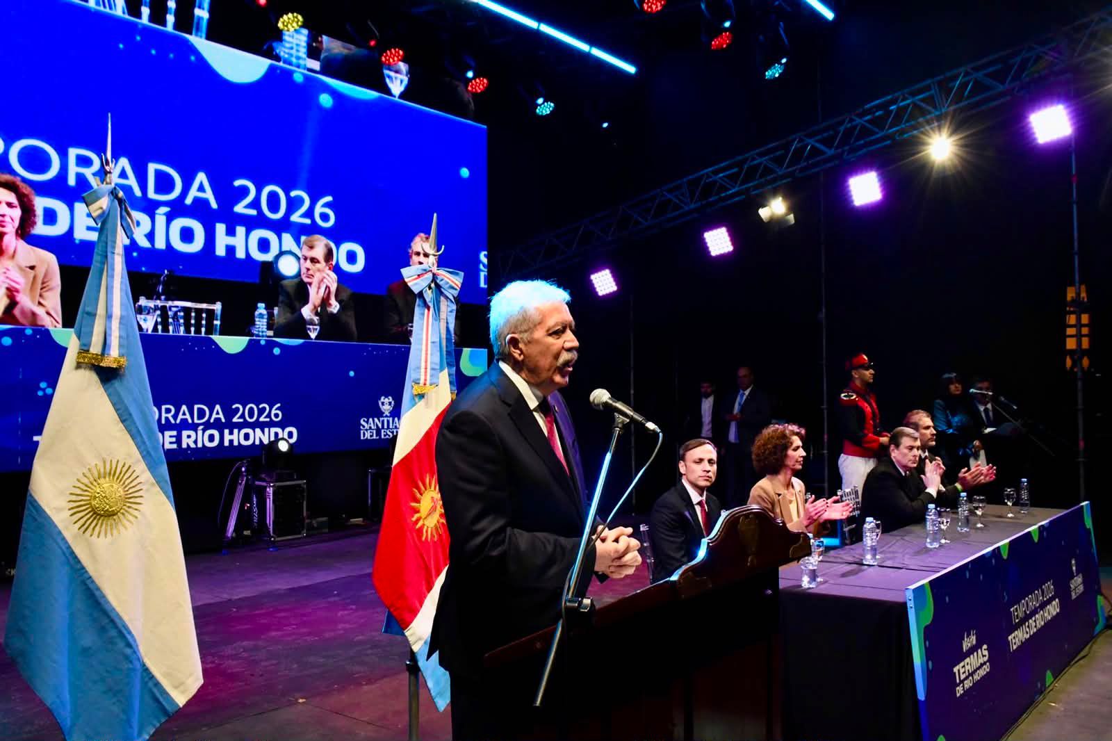 Con grandes expectativas el gobernador Elías Suárez inauguró la temporada turística invernal 2026 de Las Termas