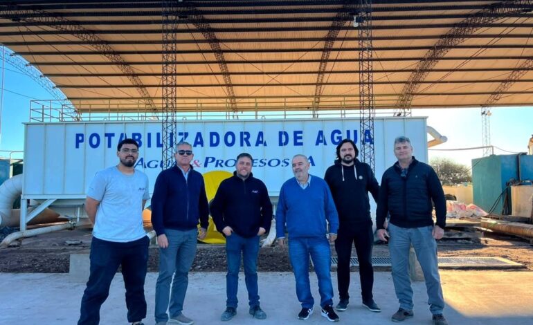 Avanza la construcción de la Planta Potabilizadora de Monte Quemado