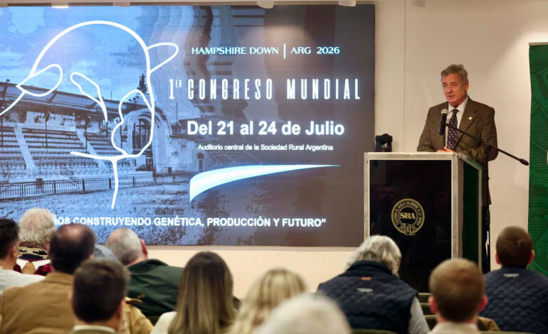 Argentina es sede del 1° Congreso Mundial Ovino de Hampshire Down y se posiciona como referente global