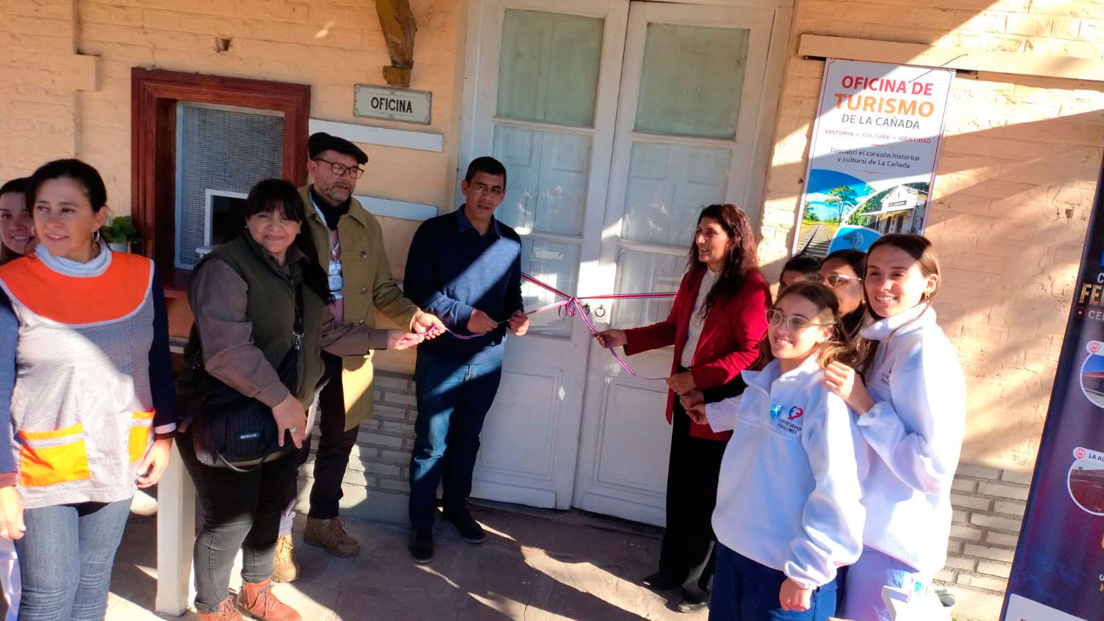 Desarrollo en el interior: inauguraron una oficina de turismo y un museo histórico en La Cañada