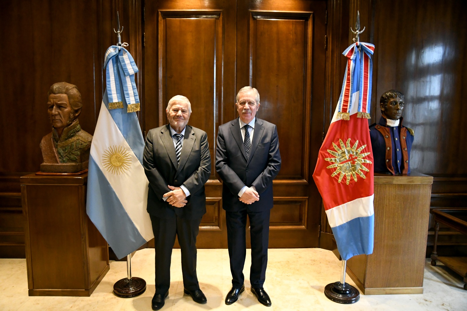 Elías Suárez recibió al presidente de la Comisión Arbitral de Impuestos