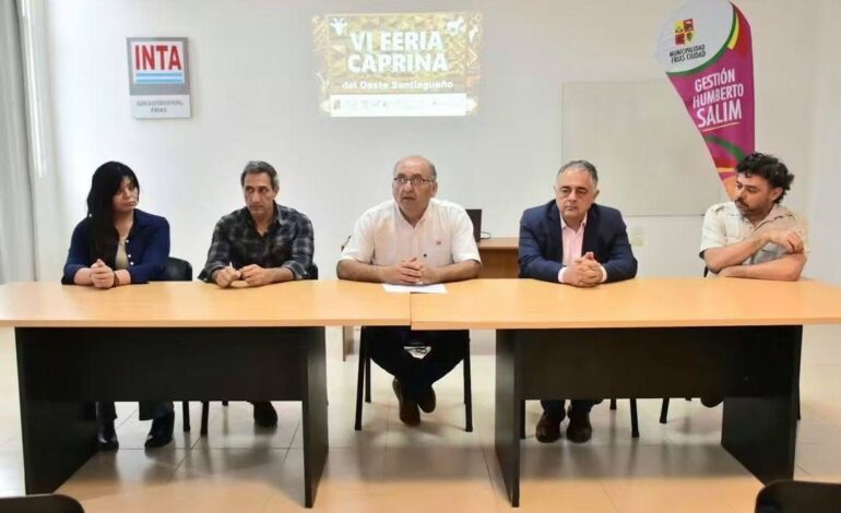 Se realizó el lanzamiento de la Feria Caprina del Oeste Santiagueño