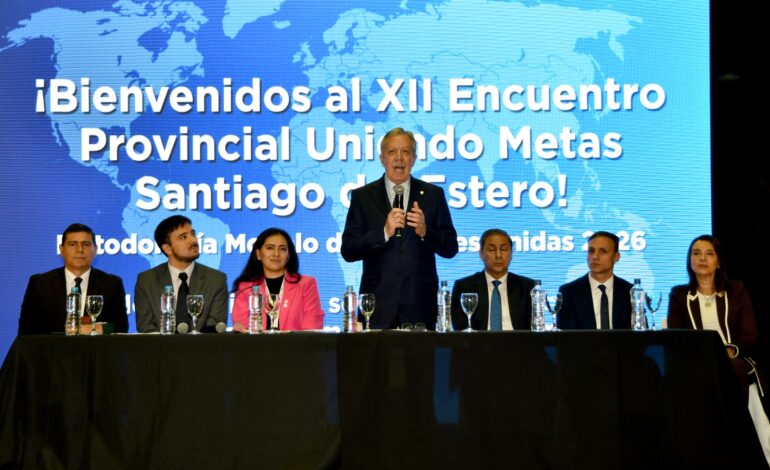 El gobernador Elías Suárez participó de la apertura del XII Encuentro Provincial “Uniendo Metas”
